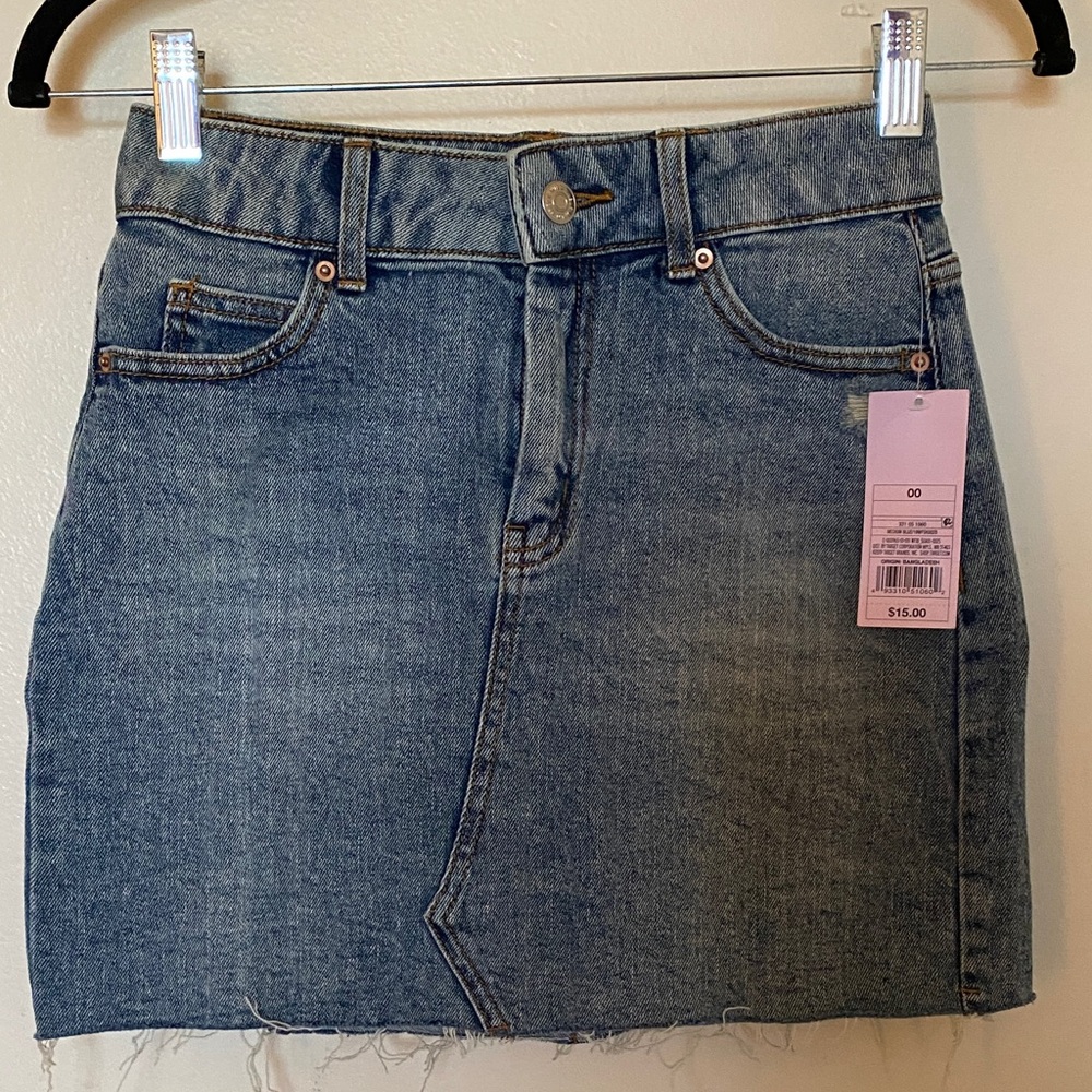 Wild Fable Blue Denim Mini Skirt